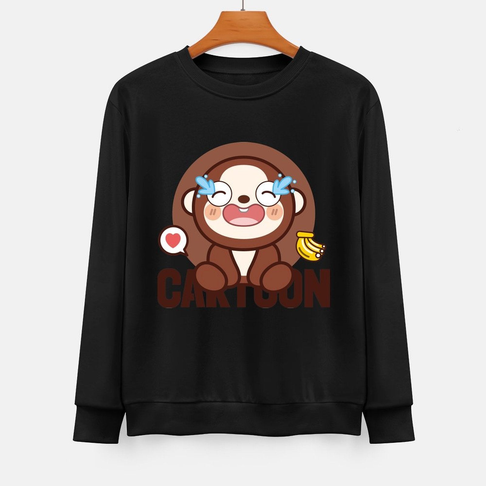 Front Patterned Long Sleeve TopSmoothWear ActiveLine